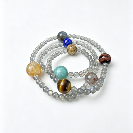Minimalist Lunar Star Bracelet